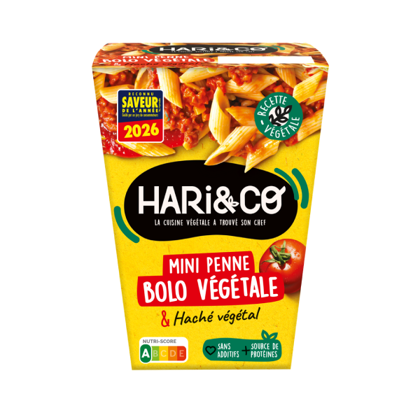 Mini penne bolo & haché végétal