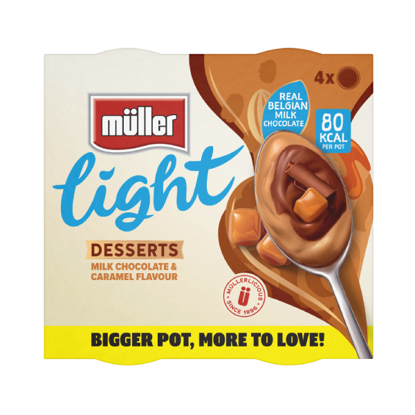 Milk Chocolate & Caramel 4 x 90g