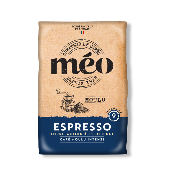 Méo Espresso Intensité 9 Moulu 500g