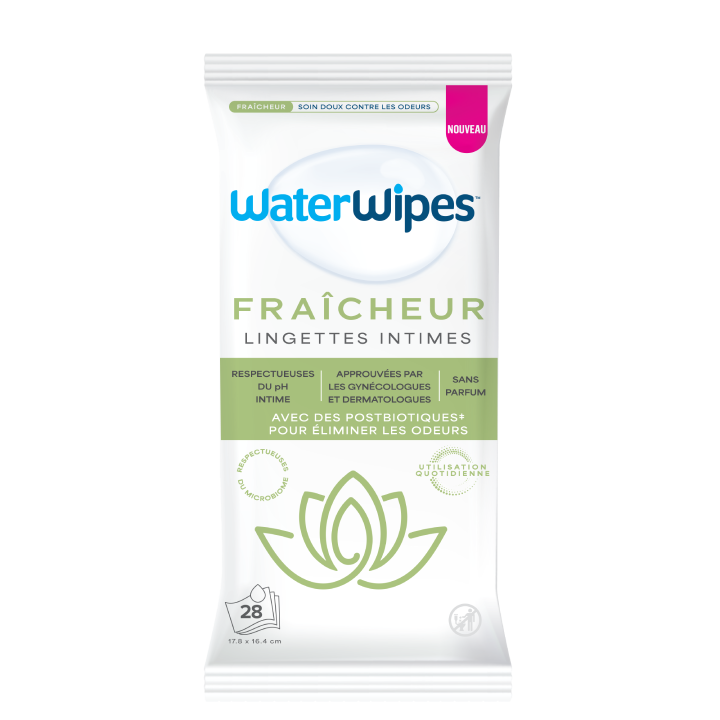 Lingettes intimes fraîcheur x28