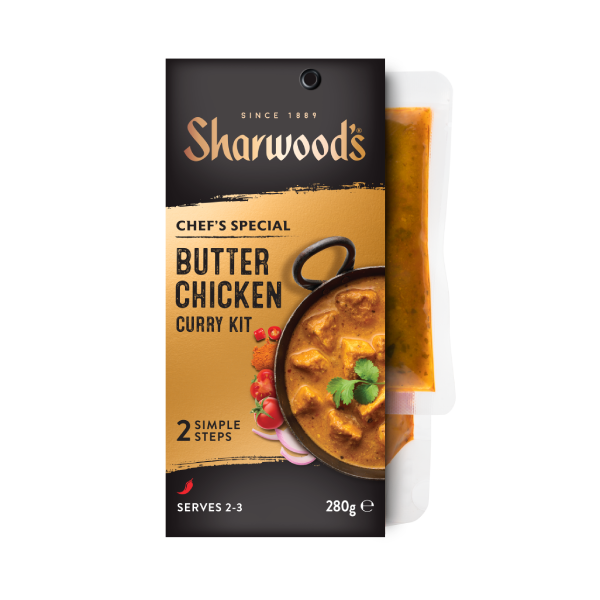 Sharwood's Butter Chicken Indian Curry Sauce Kit 280g