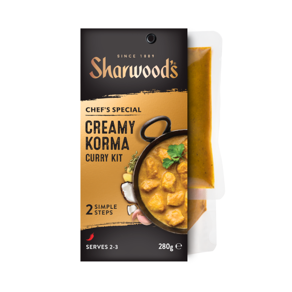 Sharwood's Korma Indian Curry Sauce Kit 280g