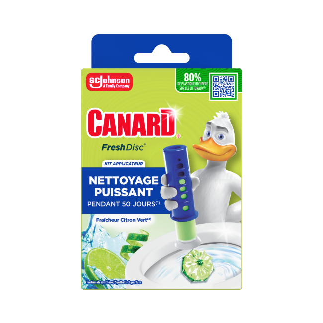 Kit applicateur Canard Fresh Disc Fraîcheur Citron Vert