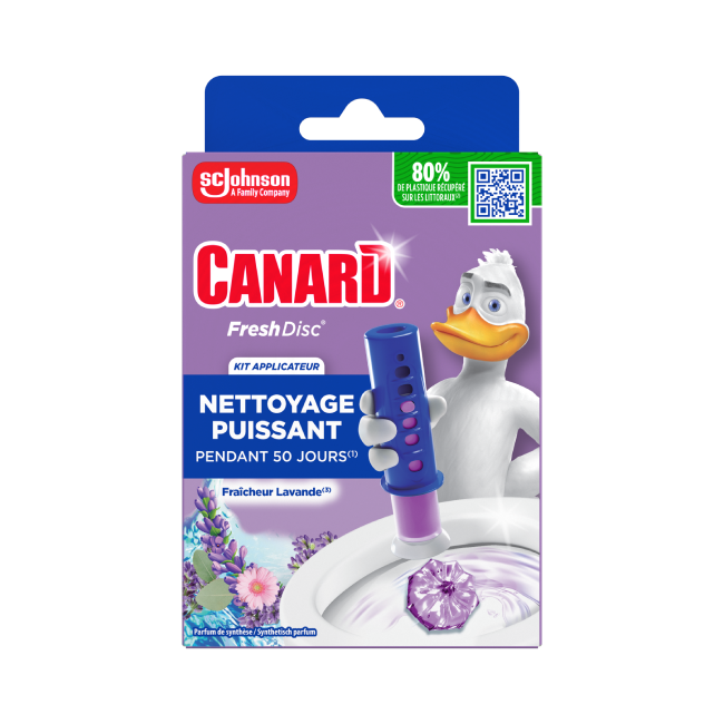 Kit applicateur Canard Fresh Disc Fraîcheur Lavande