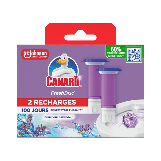 Recharges Canard Fresh Disc Fraîcheur Lavande
