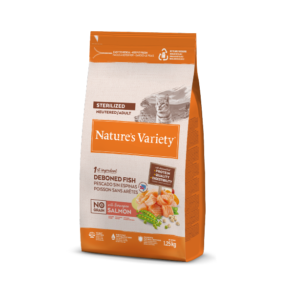 No Grain Stérilisé Saumon 1,25kg
