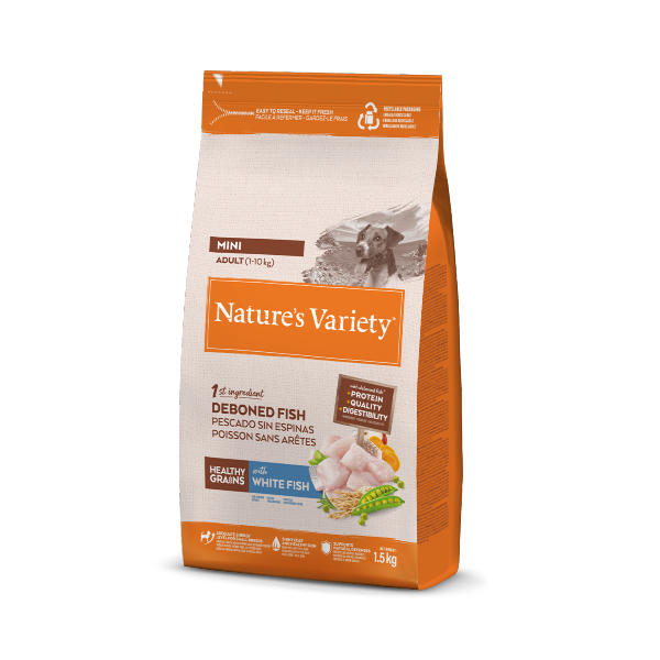 Healthy Grains Adulte Mini Poisson 1,5kg