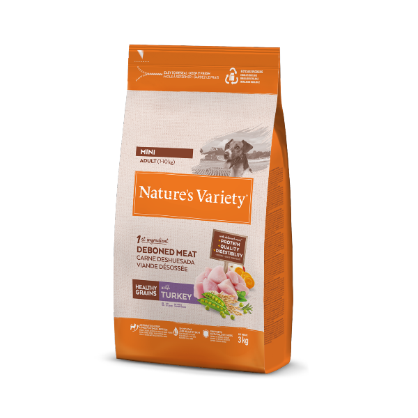 Healthy Grains Adulte Mini Dinde 3kg