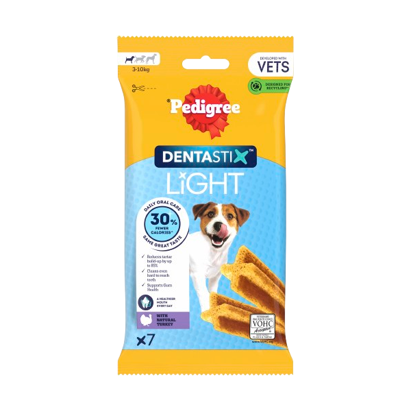 Pedigree® Dentastix™ Light Dental Chews Small Dog x7stick