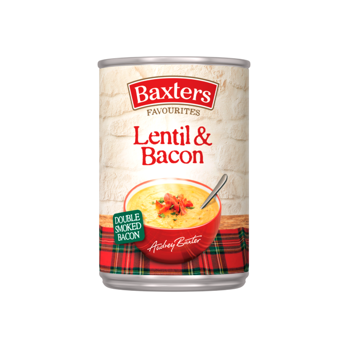 Lentil & Bacon Soup 400g