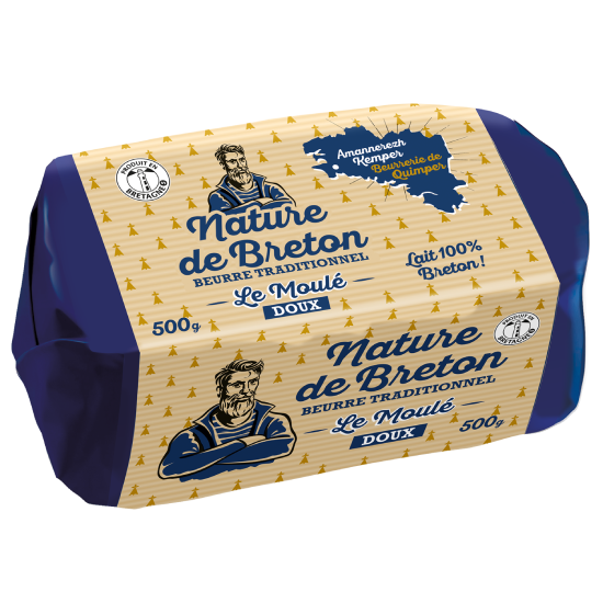 Beurre Moulé Traditionnel Doux 500g