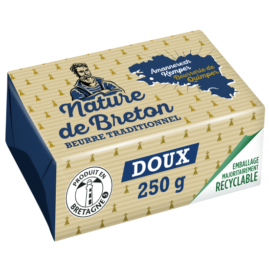 Beurre Traditionnel Doux 250g