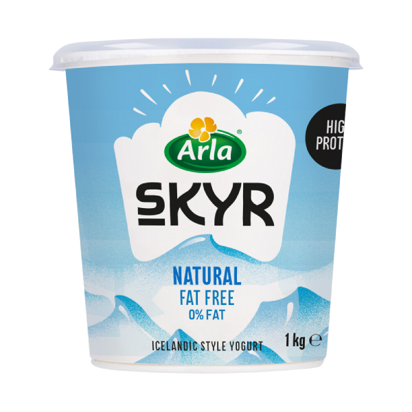 Arla Skyr Icelandic Style High Protein Natural Yogurt 0% Fat 1kg