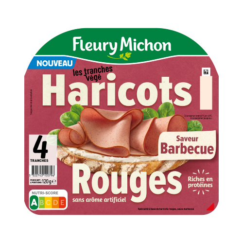 Tranches Végé Haricots Rouges saveur barbecue