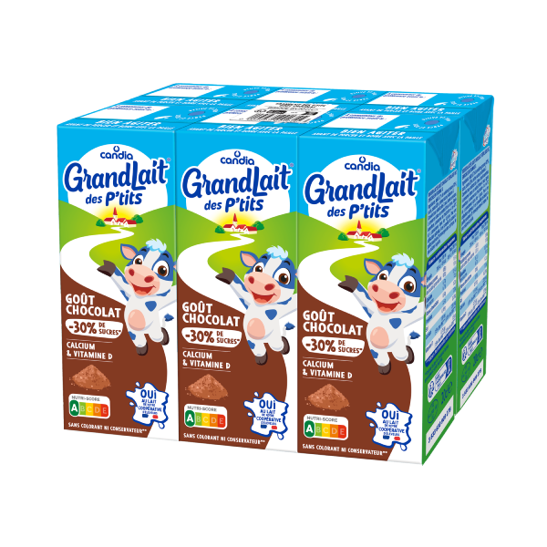 Grandlait des P'tits, goût chocolat
