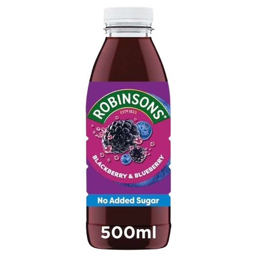ROBINSONS READY TO DRINK BLACKBERRY AND BLUEBERRY 500ML