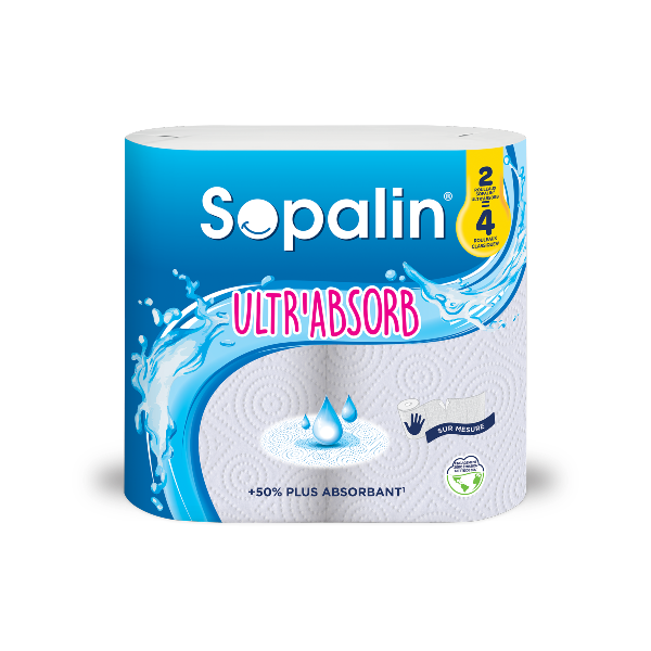 Sopalin Ultr'Absorb 2 maxi rouleaux