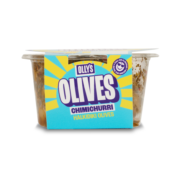 Olly's Chimichurri Halkidiki Olives 200g