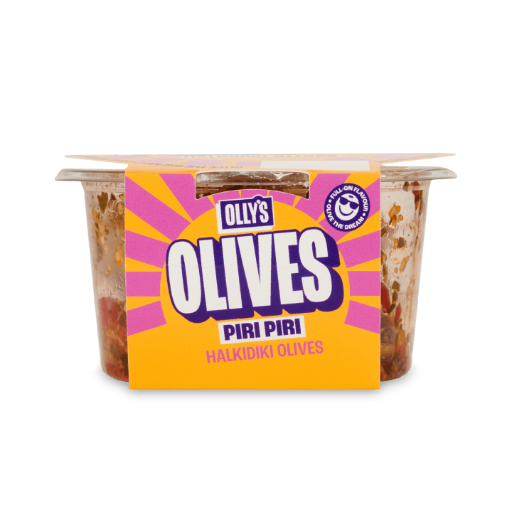 Olly's Piri Piri Halkidiki Olives 200g