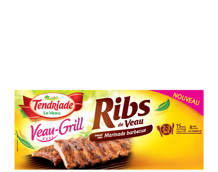 Ribs de Veau Marinade barbecue