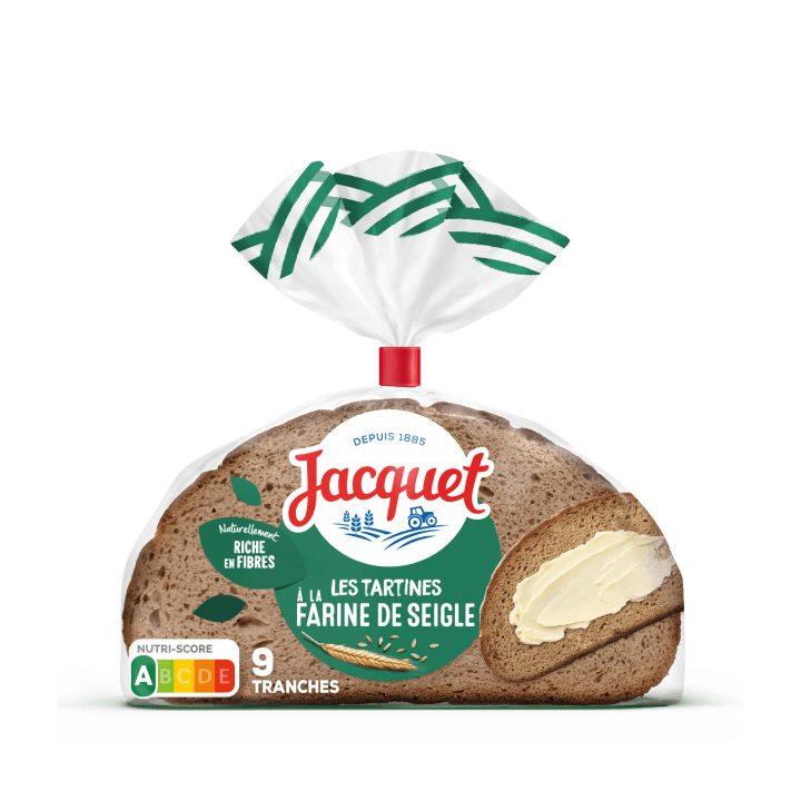 Les tartines à la farine de seigle