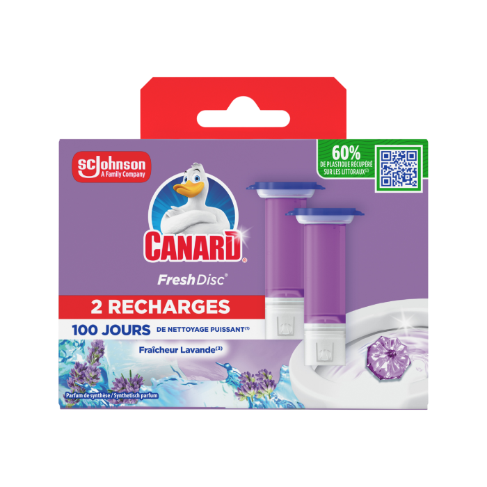 Recharges Canard Fresh Disc Fraîcheur Lavande