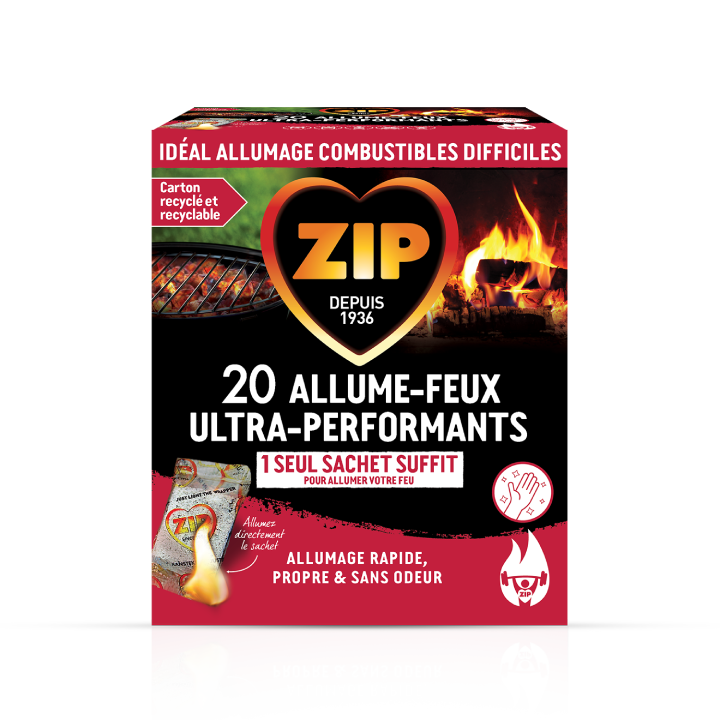 ZIP® ALLUME-FEUX ULTRA-PERFORMANTS