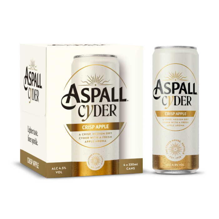 Aspall Crisp Apple Cyder 4 x 330ml