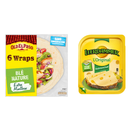 Duo de produits Old El Paso x Leerdammer