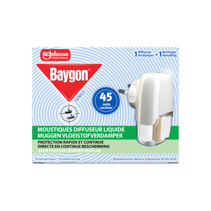 Baygon Moustiques Diffuseur Liquide - 45 Nuits