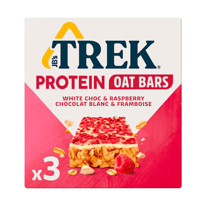 Trek Haverreep Proteïne Witte choco-framb 3 x 50 gr