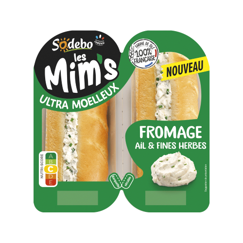 Les Mim's Fromage Ail & Fines herbes