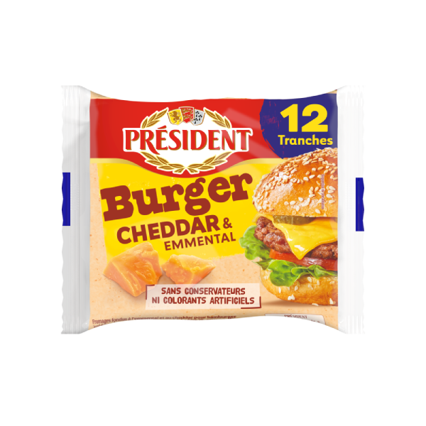 Président Tranches Burger - 12 Tranches