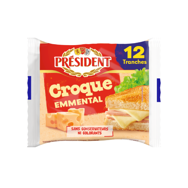 Président Tranches Croque - 12 Tranches