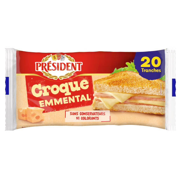 Président Tranches Croque - 20 Tranches