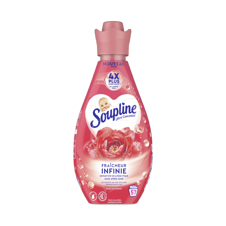 Soupline Fraîcheur Infinie Rose Eclatante 740ml