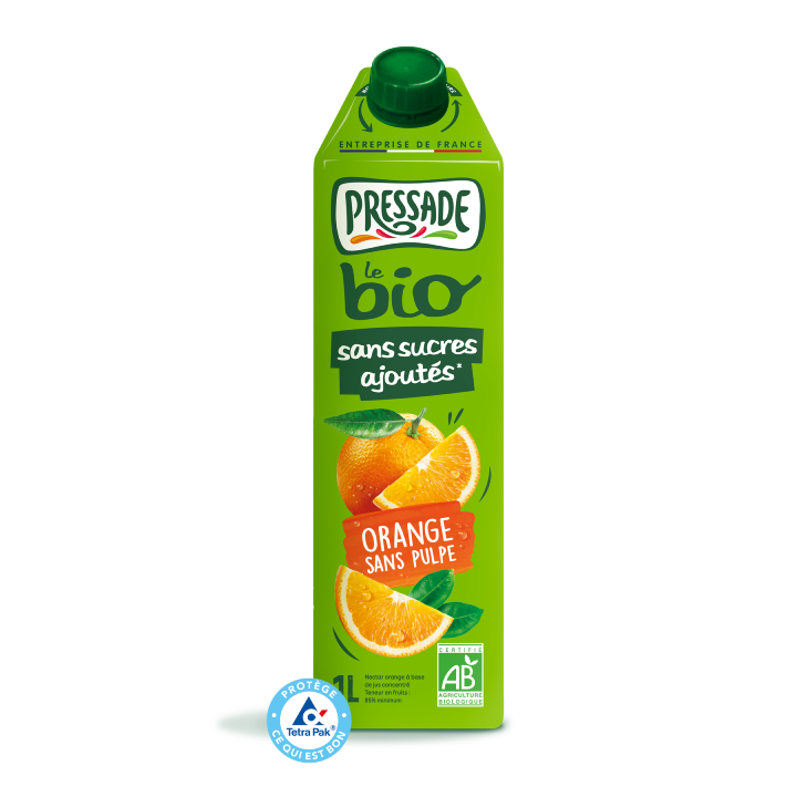 Orange Sans Sucres Ajoutés 1l