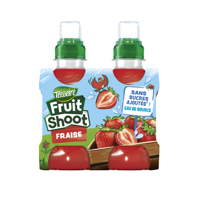 Fraise sans sucres ajoutés 4x20cl