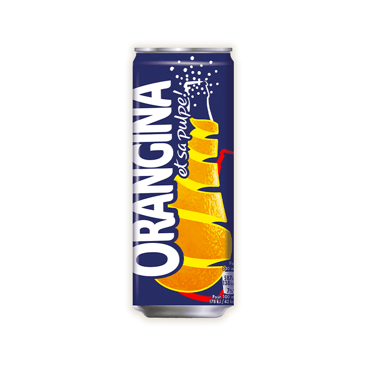 Canette d'Orangina - 33cL