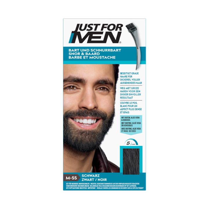 Coloration Barbe et Moustache Noir