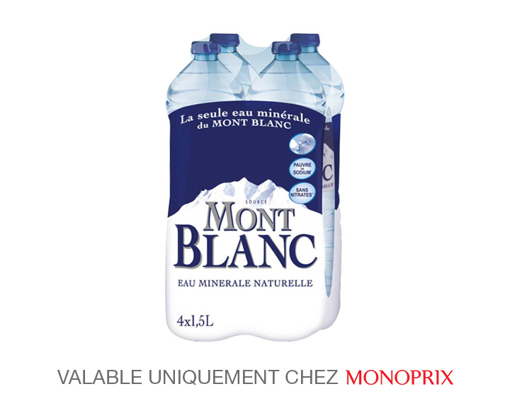 Pack de 4 bouteilles de 1,5L