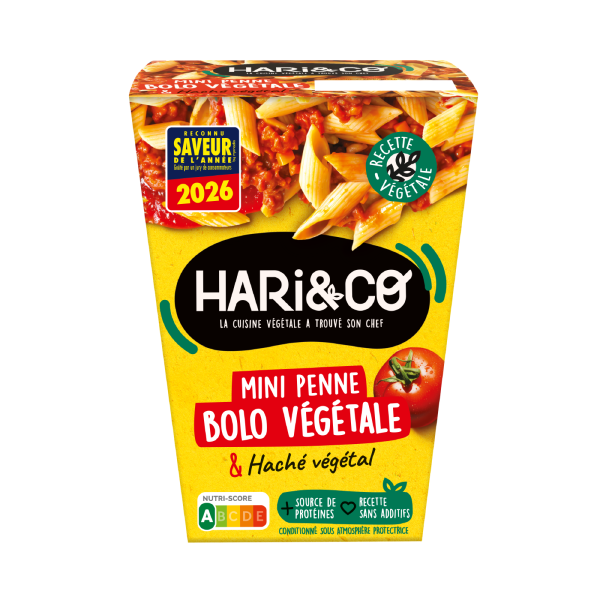 Mini penne bolo & haché végétal