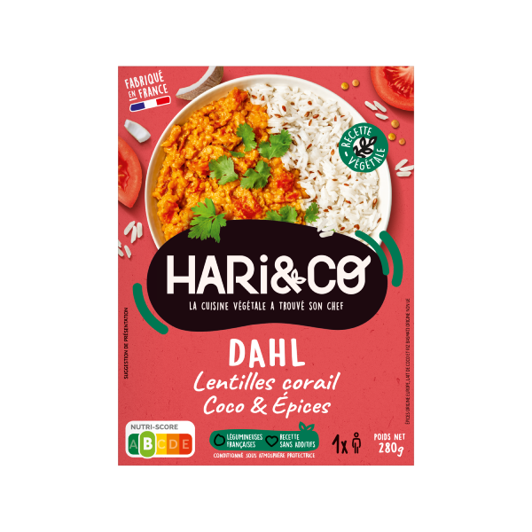 Dahl de lentilles corail