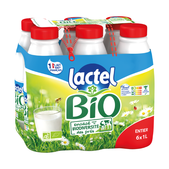 Lactel Bio 6X1L entier