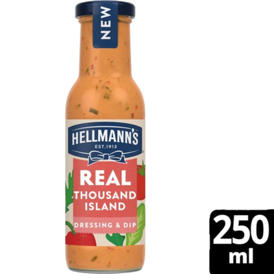 Real Thousand Island Salad Dressing & Dip Sauce 250ml