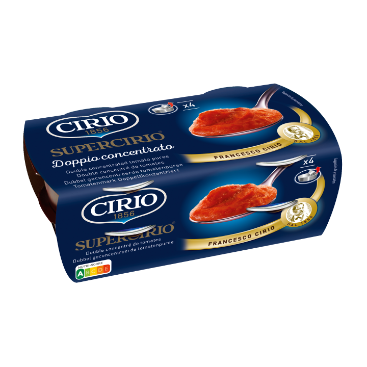 Double concentré de tomates 4x70g