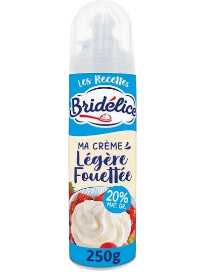 Bridélice Crème Fouettée Légère 250g