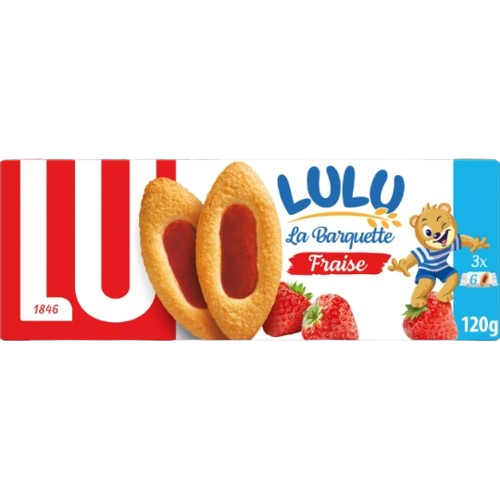 LU Barquette Lulu Fraise 120g