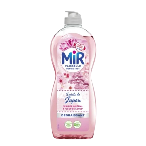 MIR Liquide vaisselle Fleurs de Lotus Cerisier Dégraissant 675ml