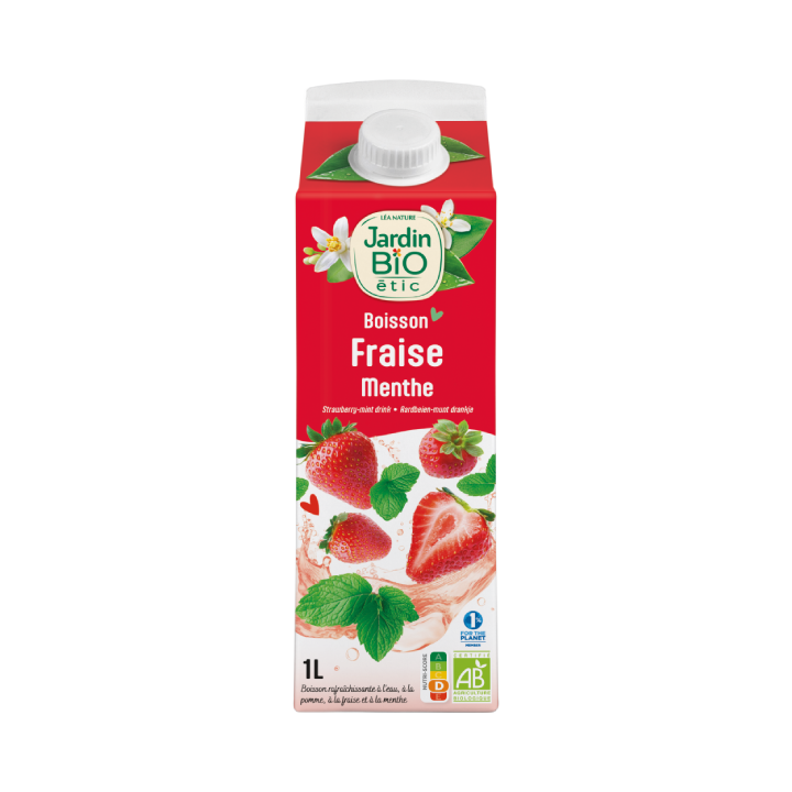 Boisson Fraise Menthe 1L
